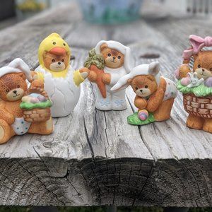 Lucy Rigg Easter Figurines Retired Bundle Set of 5